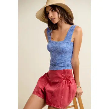 Bryleigh Seemless Tank in Denim