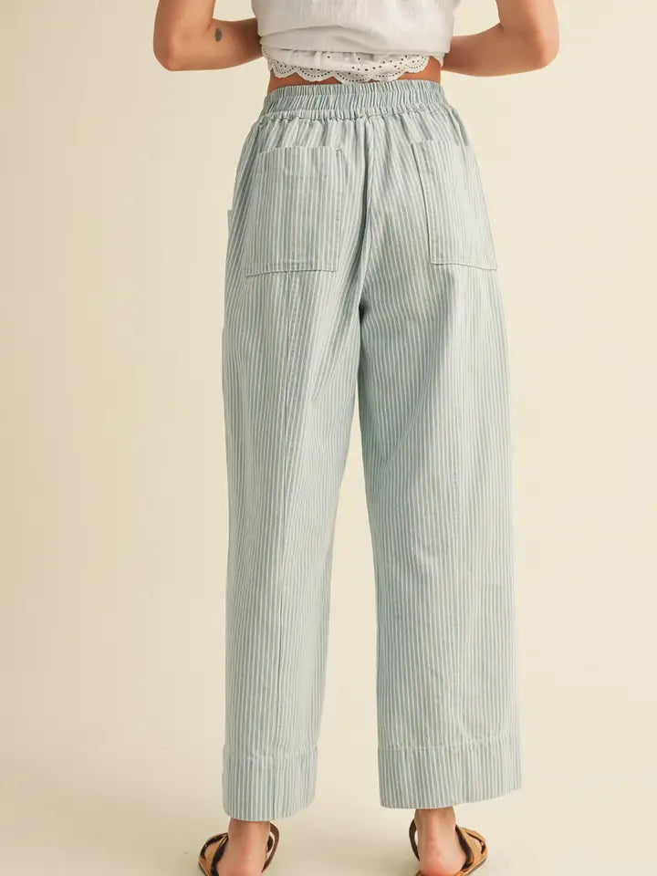 Sia Striped Wide Leg Pant