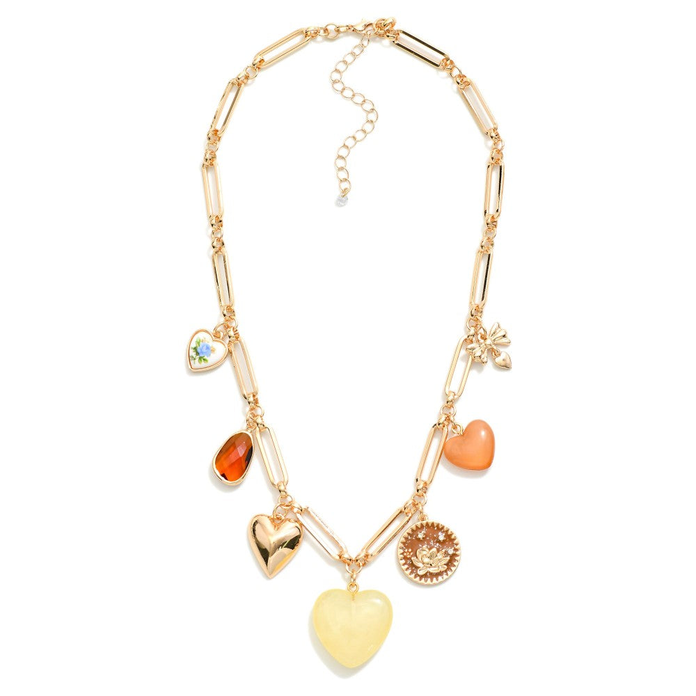 Chunky Charm Necklace