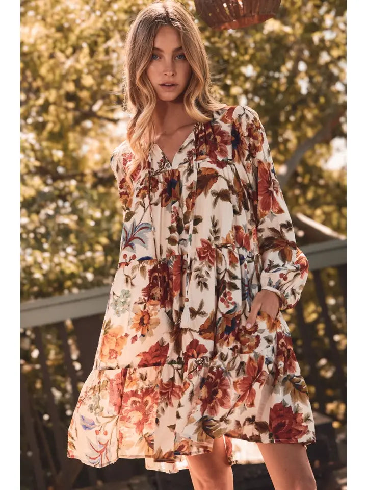 Audrey Floral Mini Dress