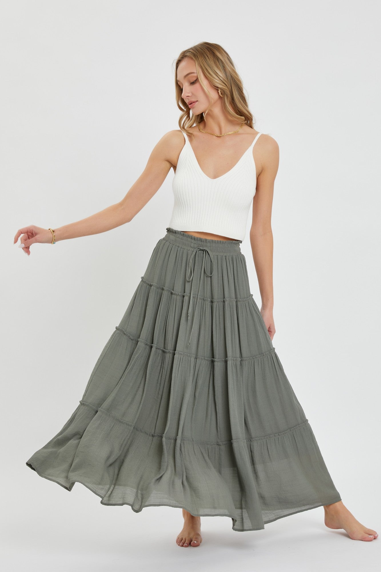 Mrs. Maxi in Light Olive