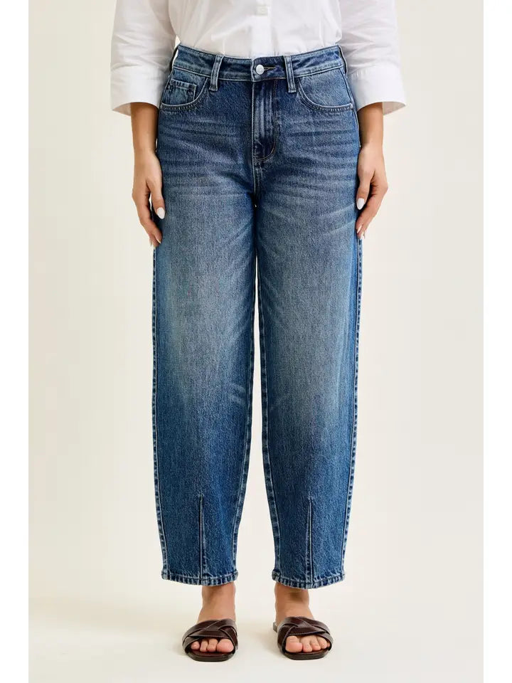 Judy Blue High Rise Barrel Jeans