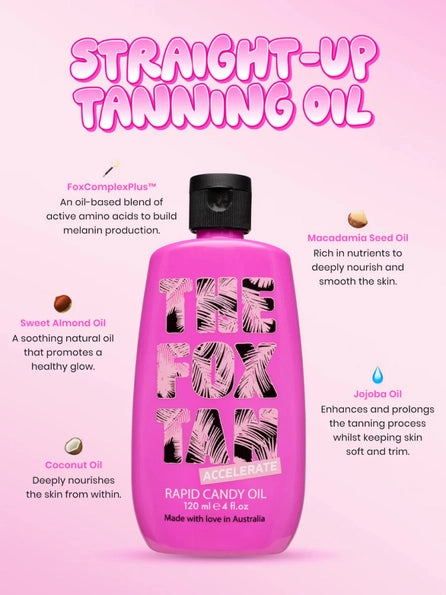 The Fox Tan Rapid Candy Oil