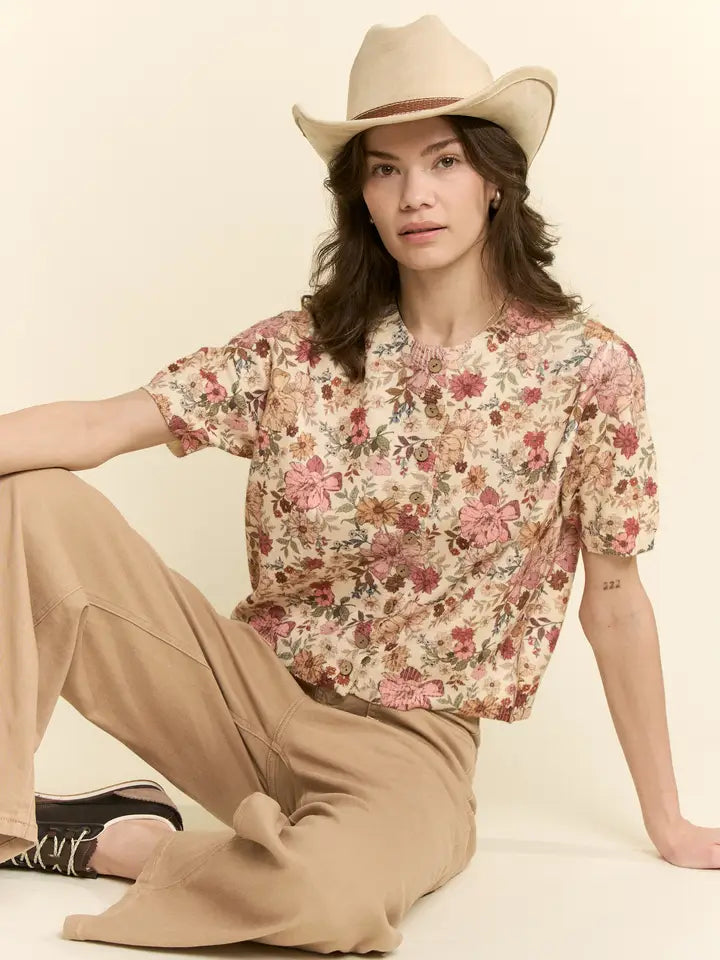 Lorianna Floral Top