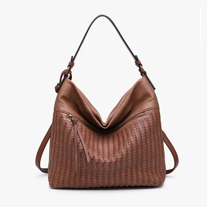 Alaya Slouchy Woven Hobo Purse