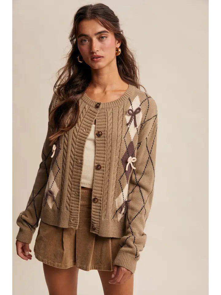 Abbey Bow Detail Cardigan