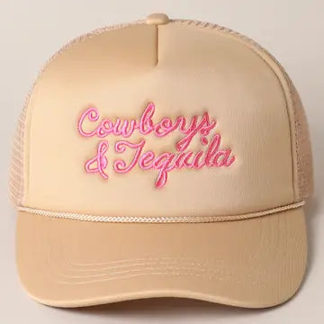 Cowboys & Tequila Hat in Beige