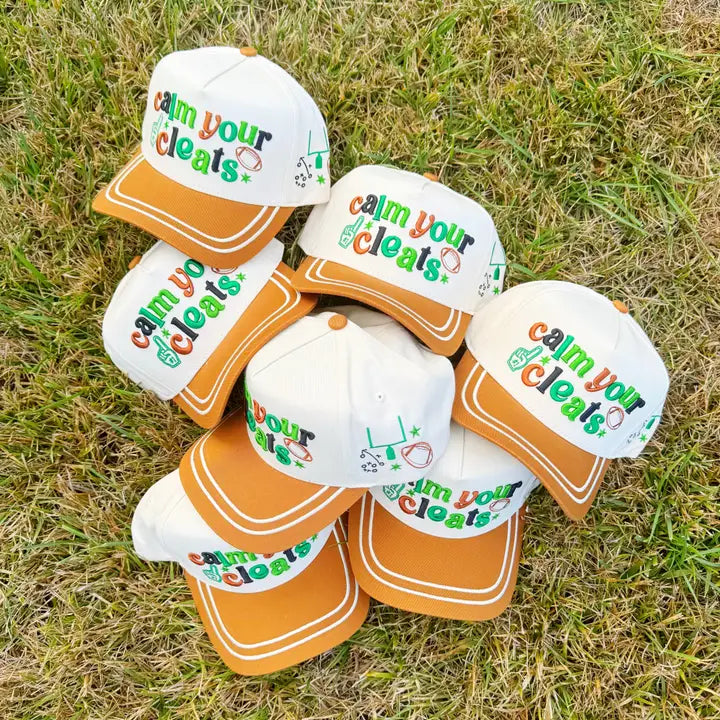 Calm Your Cleats Puff Hat