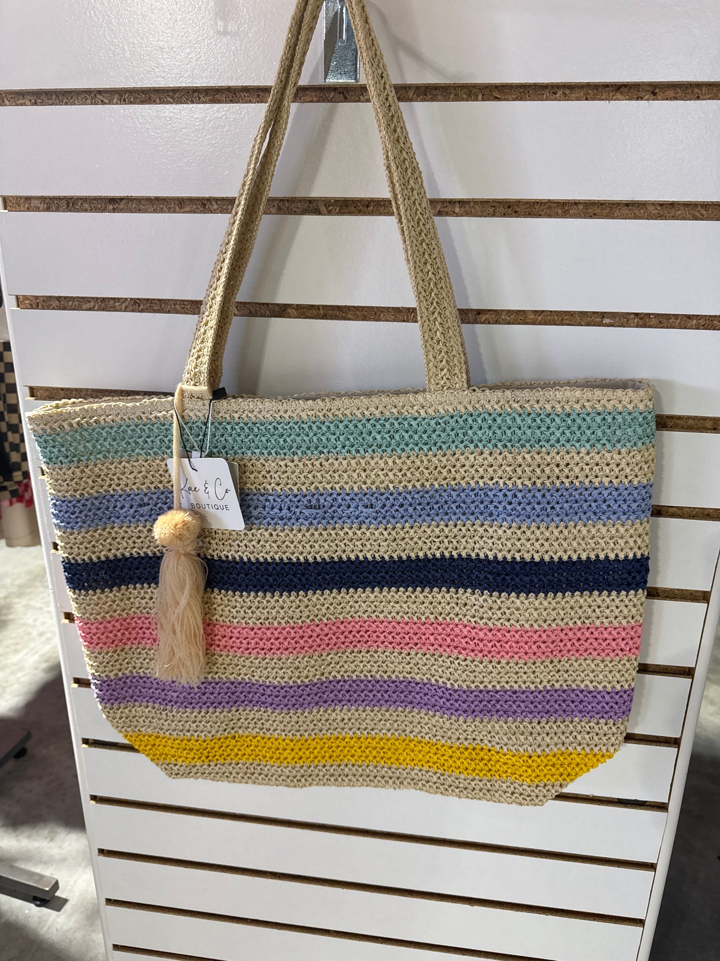 Striped Beach Tote