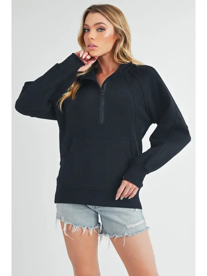 Dani Pullover in Black FINAL SALE