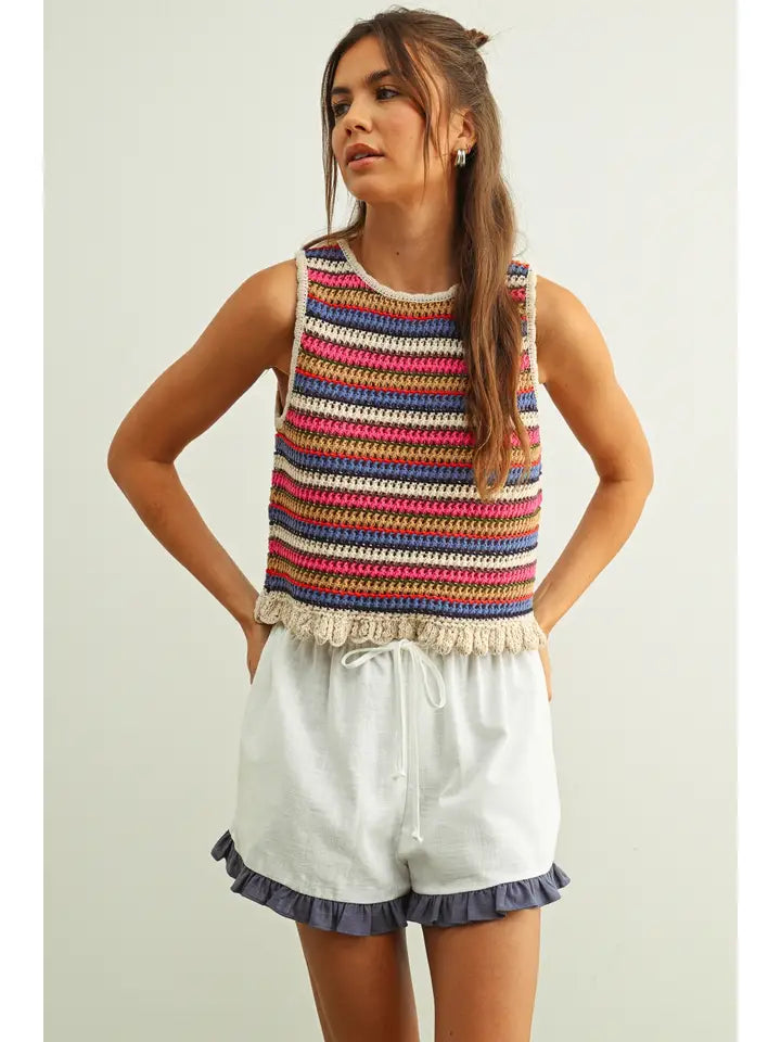 Brielle Sleeveless Knit Top