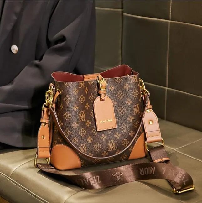 LV Designer Inspired Bucket Bag