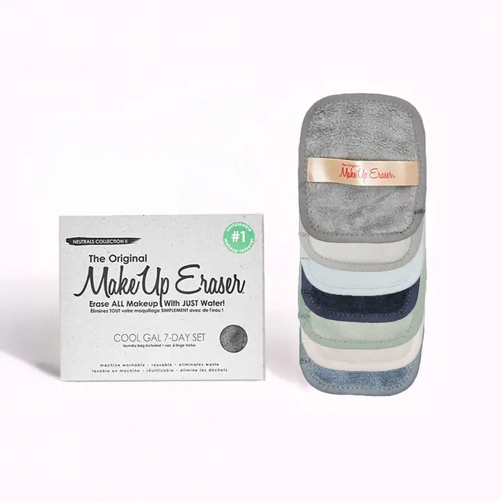 Make Up Wipes Cool Grey 7 day set