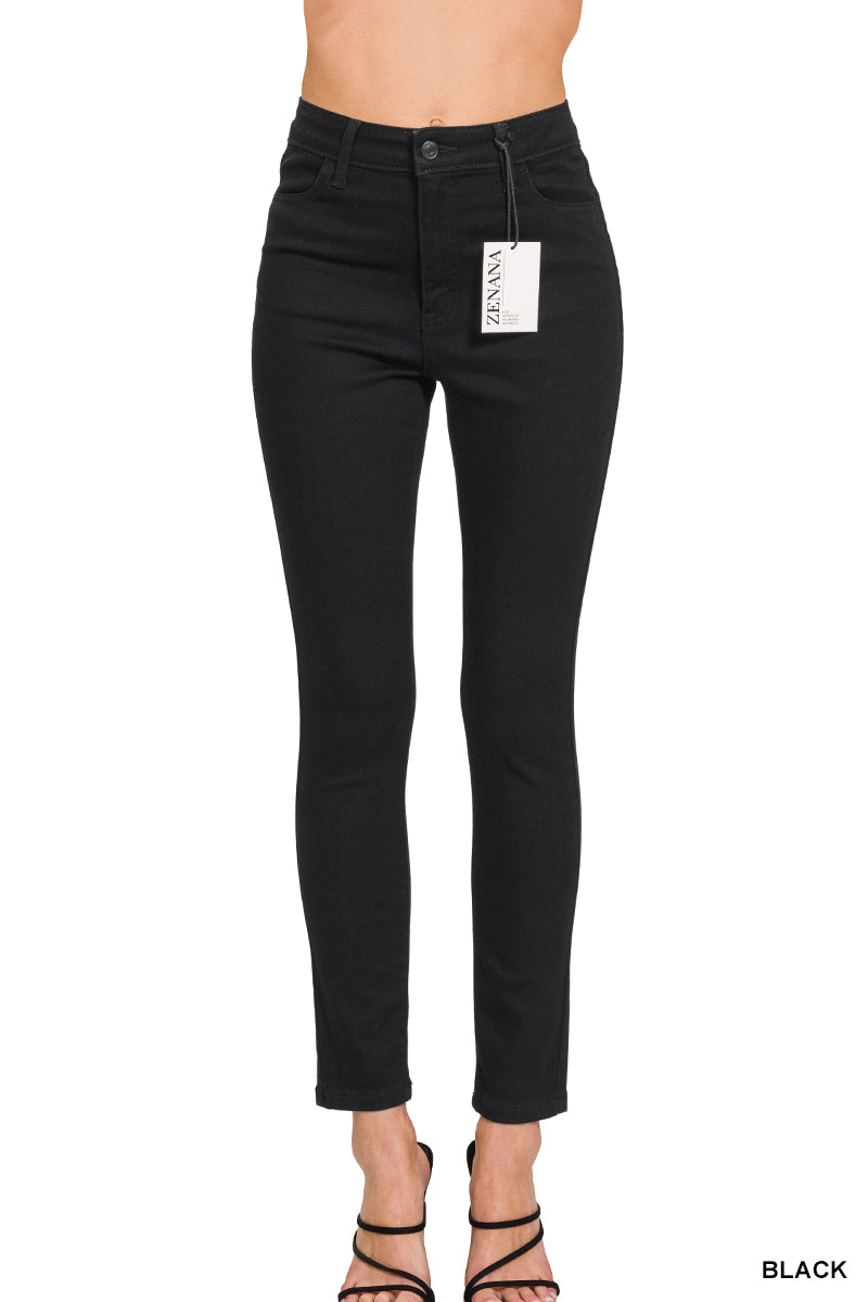 Leslie Black Skinny Denim