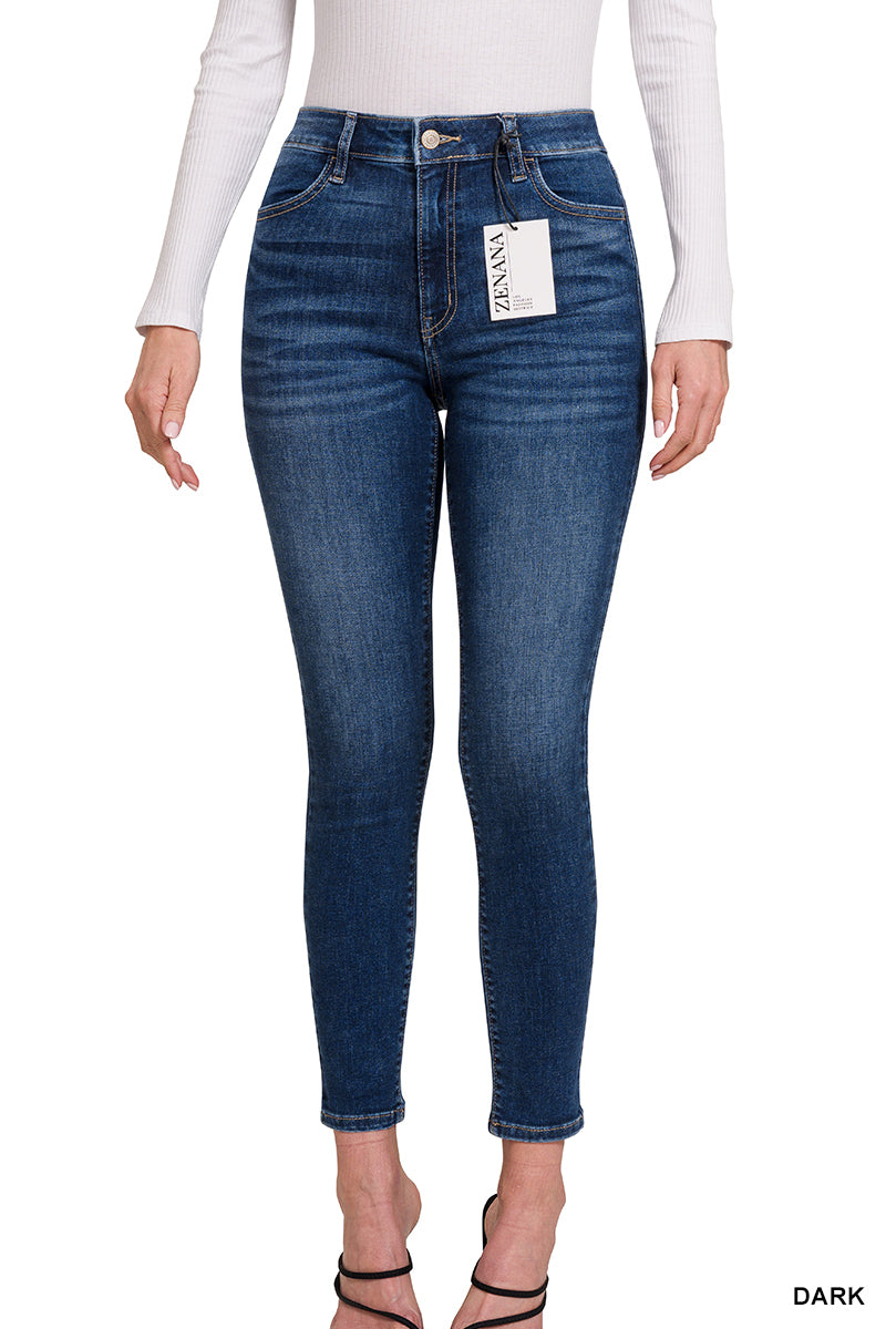 Evelyn Dark Wash Skinny Jeans