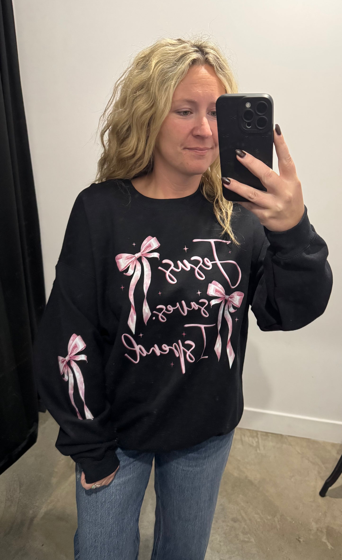 Jesus Saves I Spend Crew Final Sale