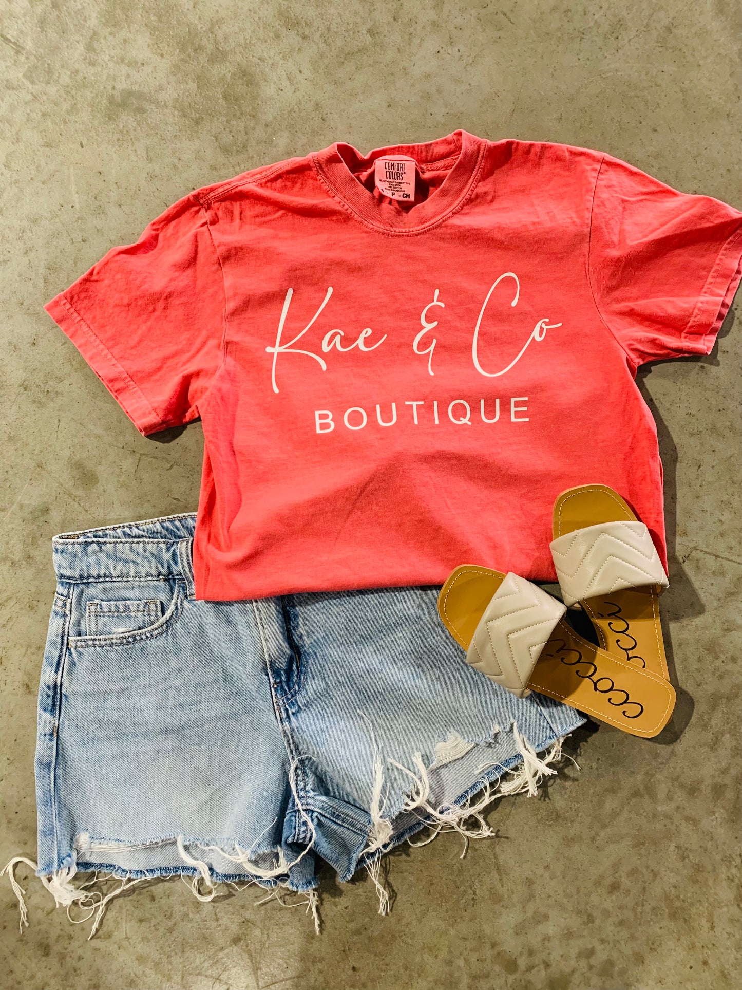 Kae & Co Tee in Watermelon
