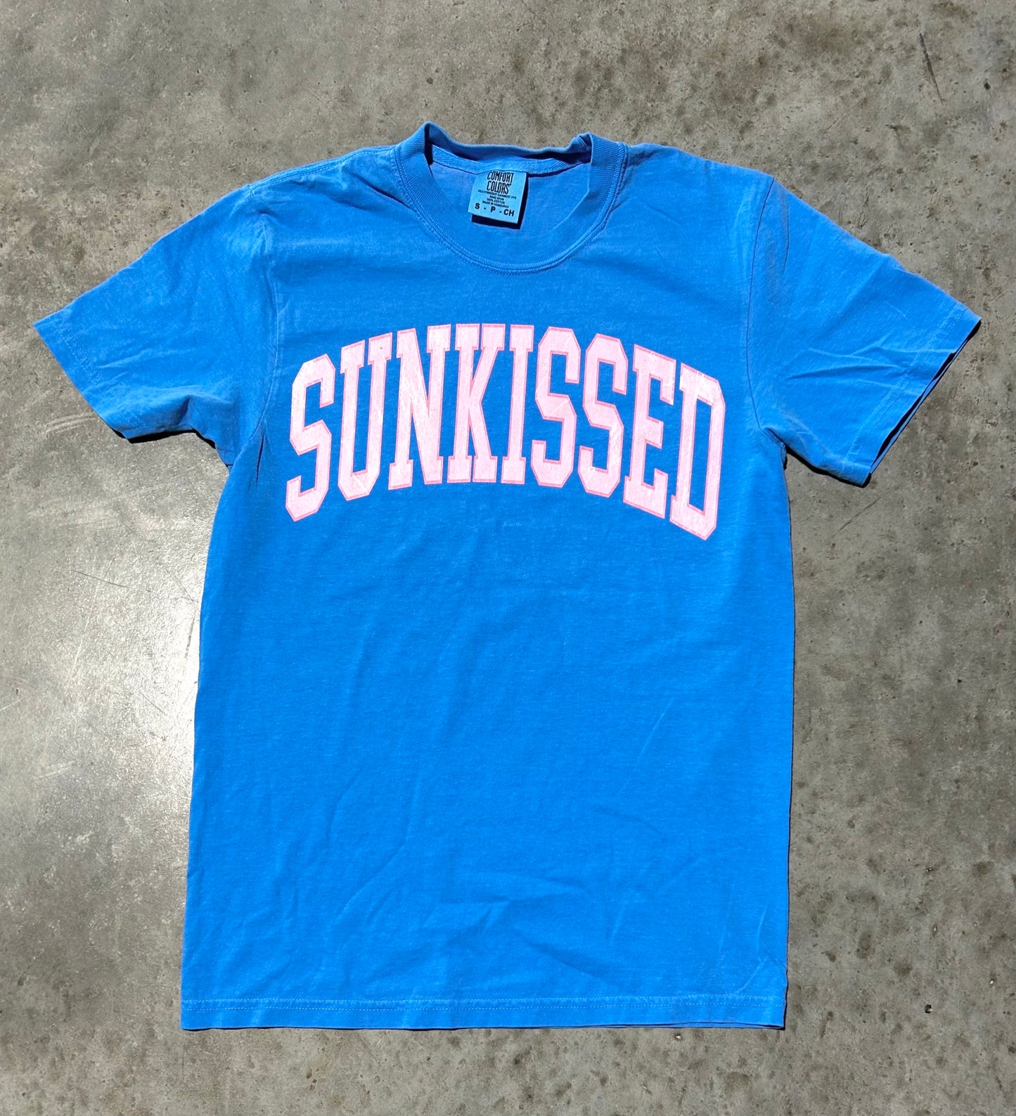 Sunkissed Tee on Royal Blue Comfort Colors