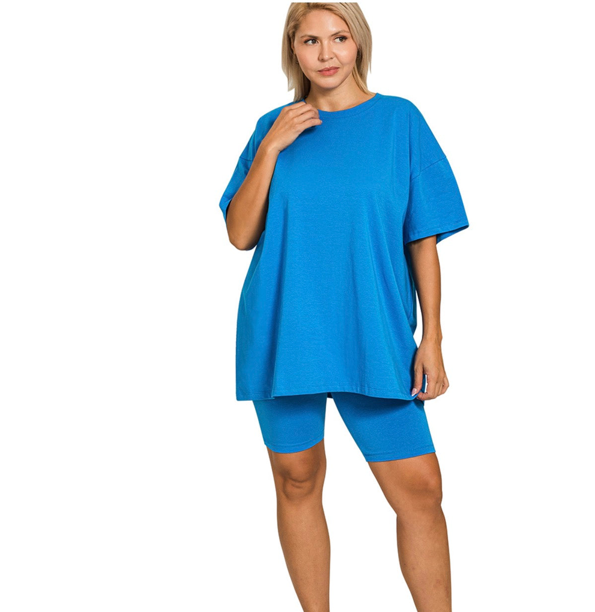Biker Short Set Ocean