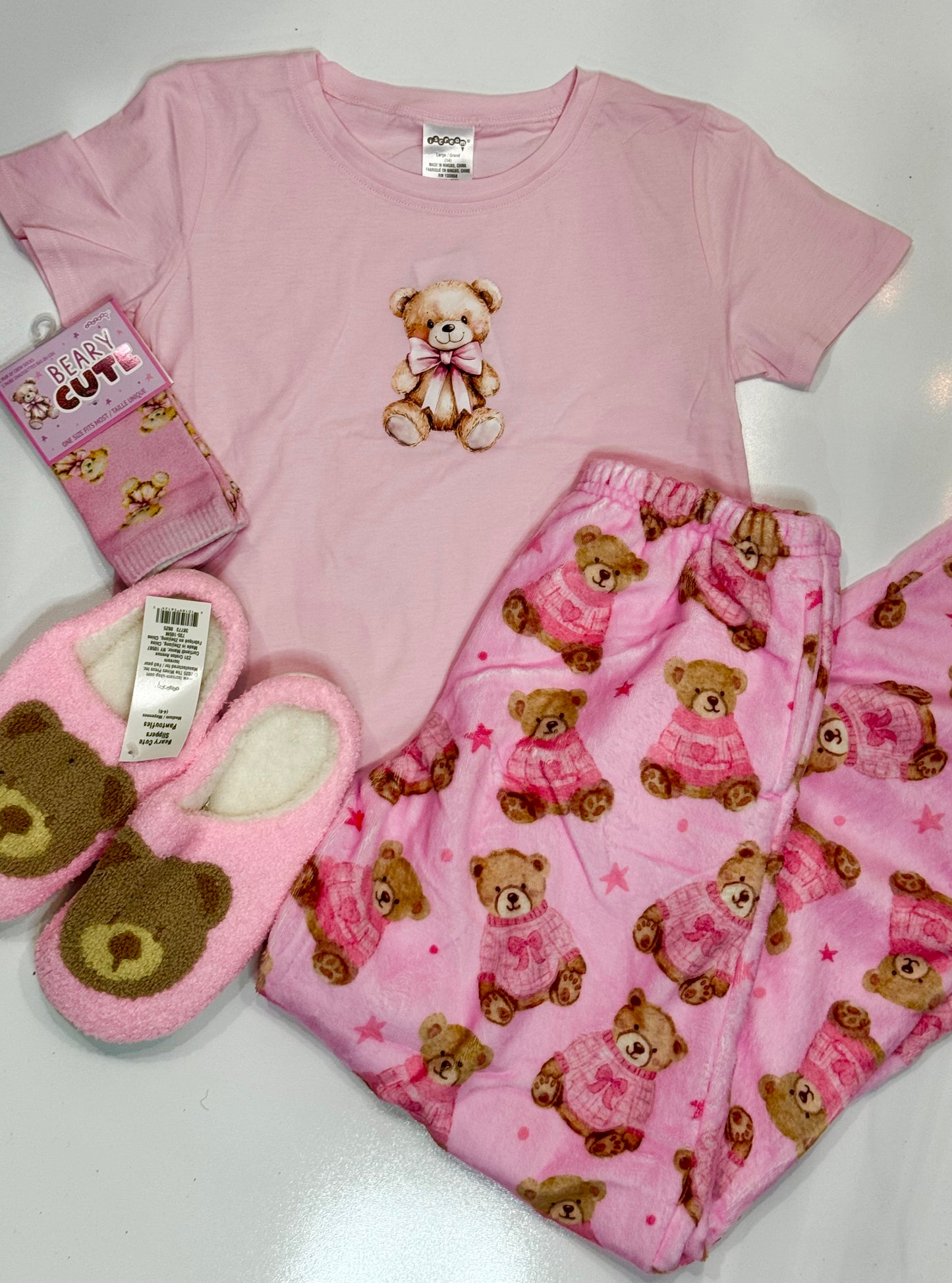 Beary Cute Pant Set Youth 12/14
