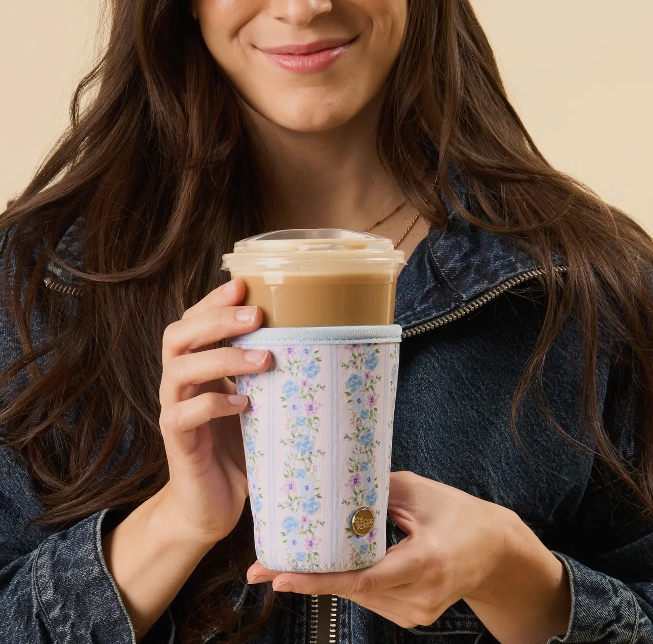 The Darling Effect Drink Sleeve in Petal Parade Blue