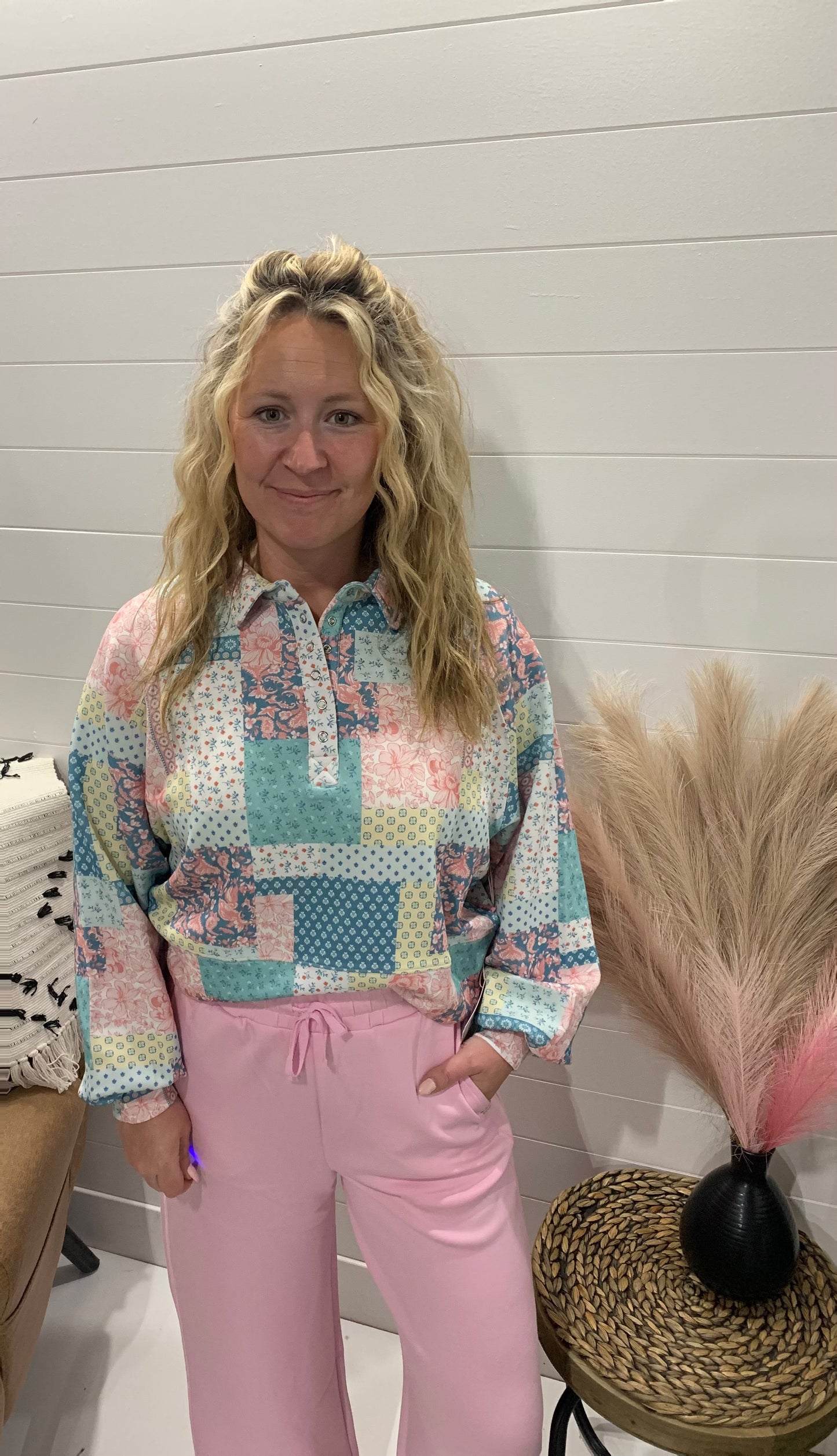 Simply Southern Quilted Pullover