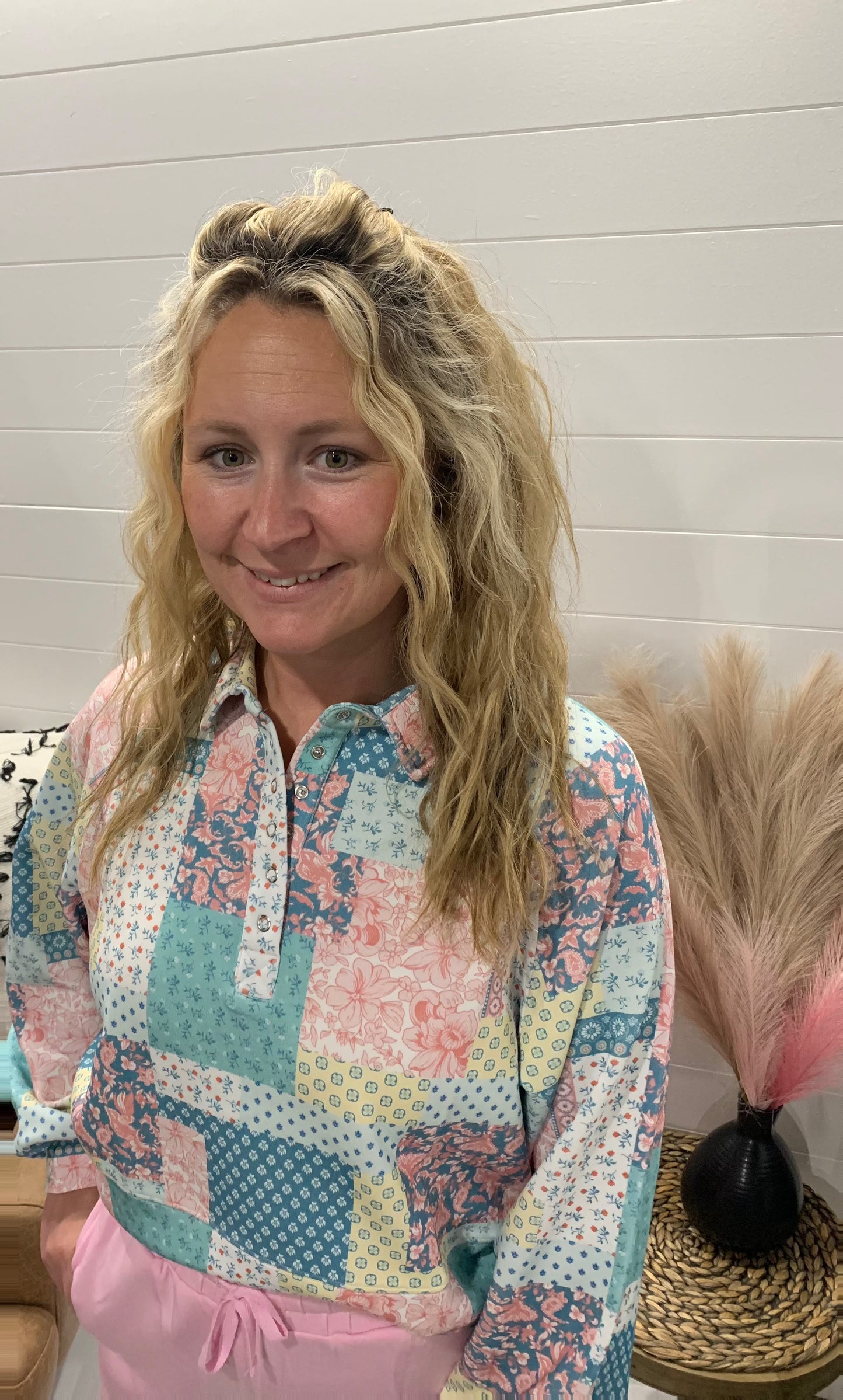 Simply Southern Quilted Pullover