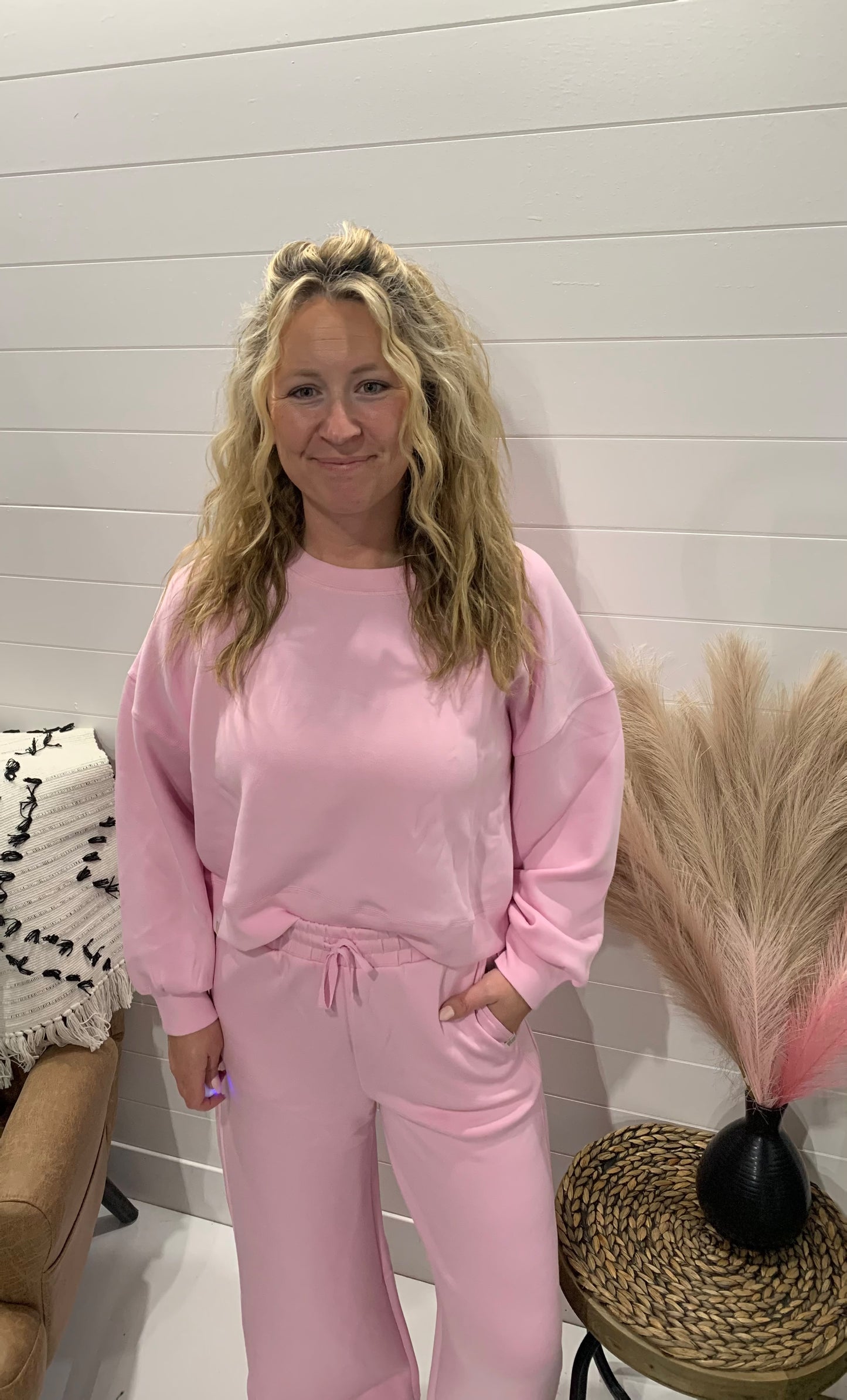 Simply Southern Sloan Pullover in Candy Pink