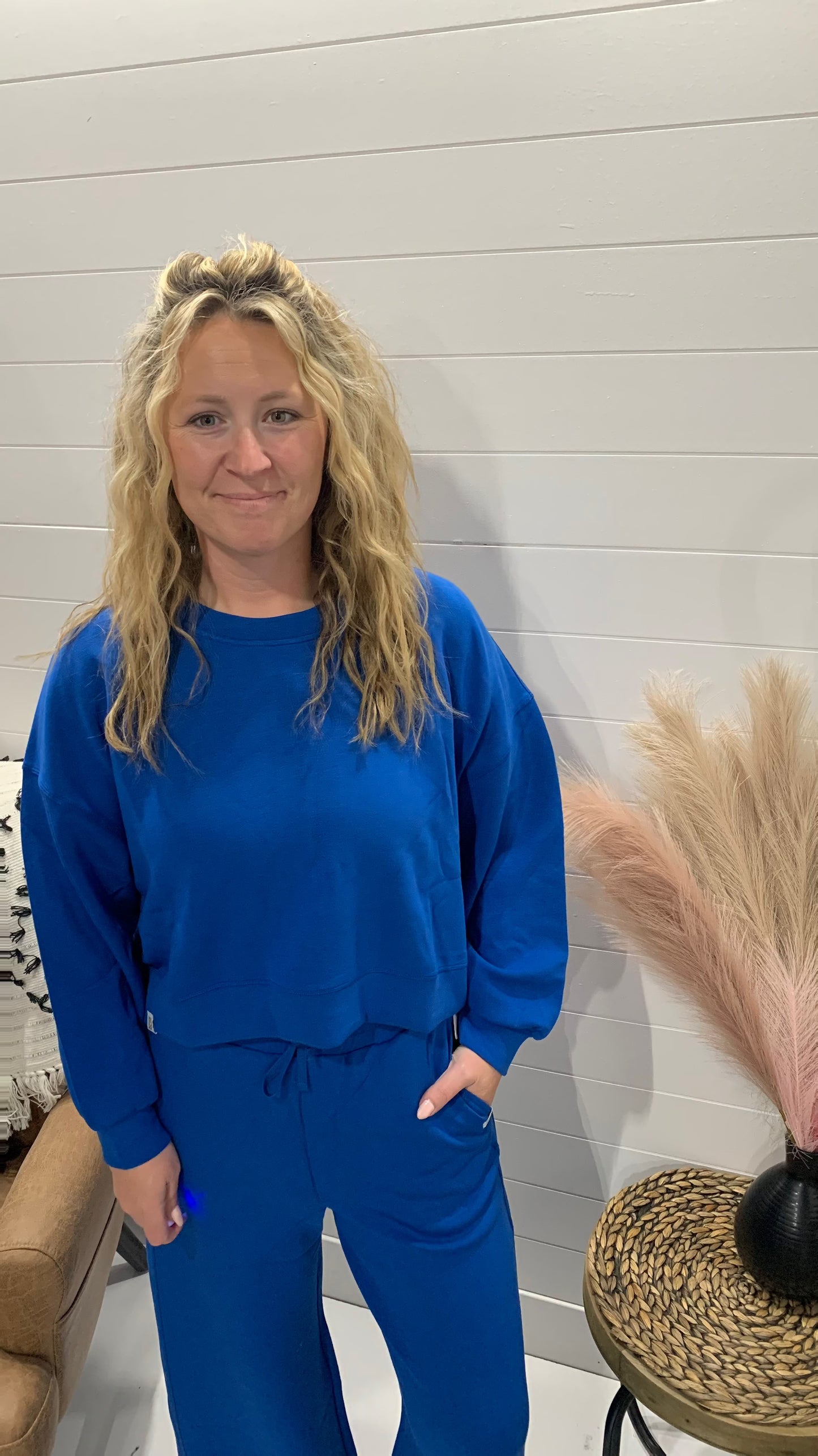 Simply Southern Sloan Pullover in Royal
