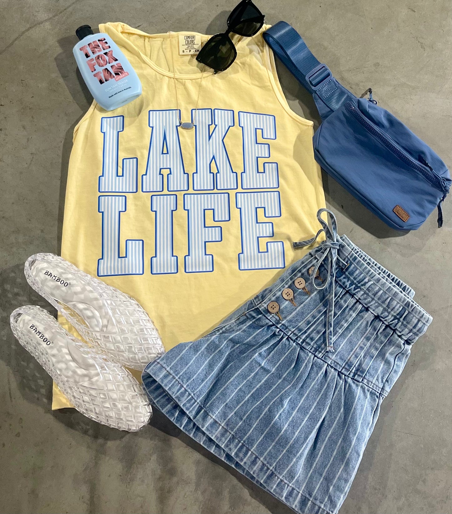 Lake Life on Comfort Colors Tank