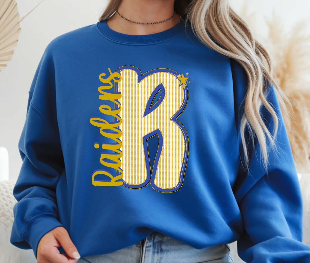 Raiders “R” Crew- Preorder