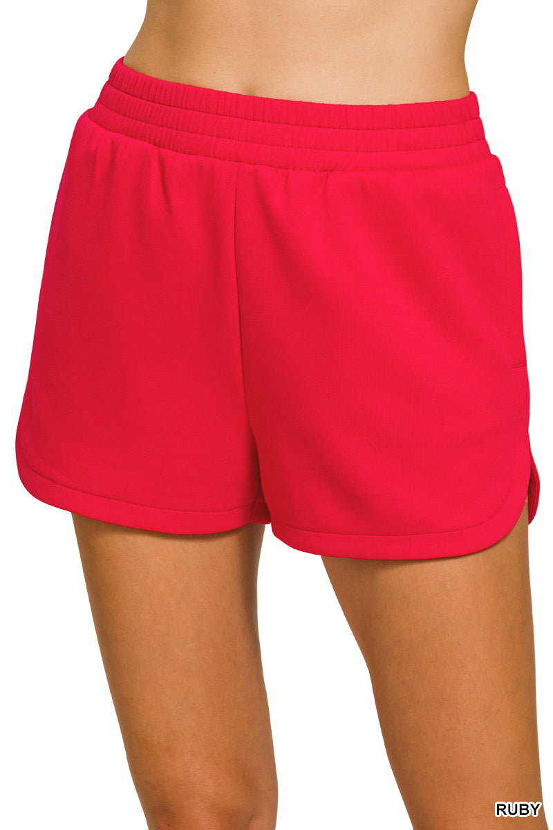 Scuba Shorts in Ruby