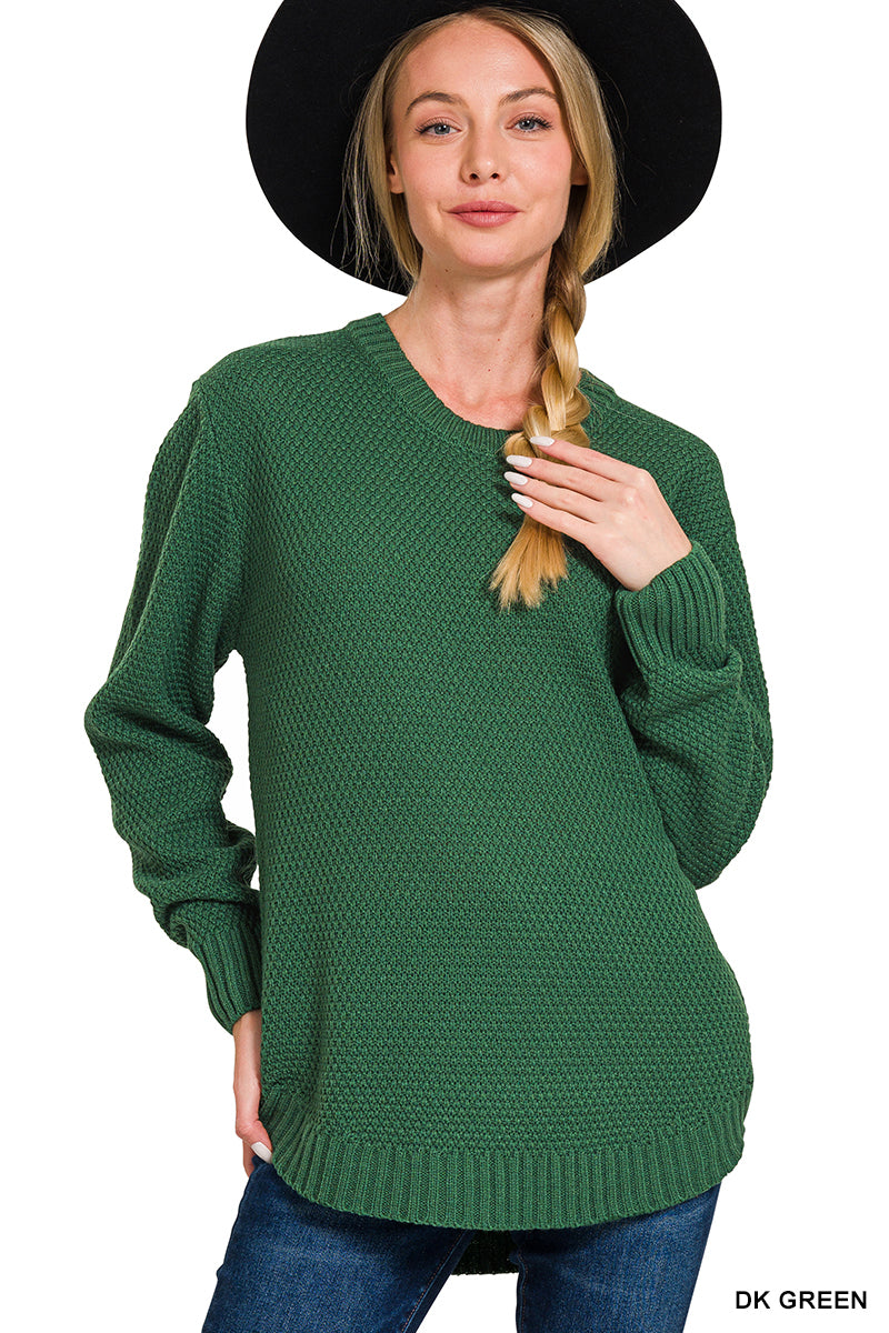 Moxi Sweater in Dark Green