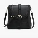 Roberta Whipstitch Crossbody in Black