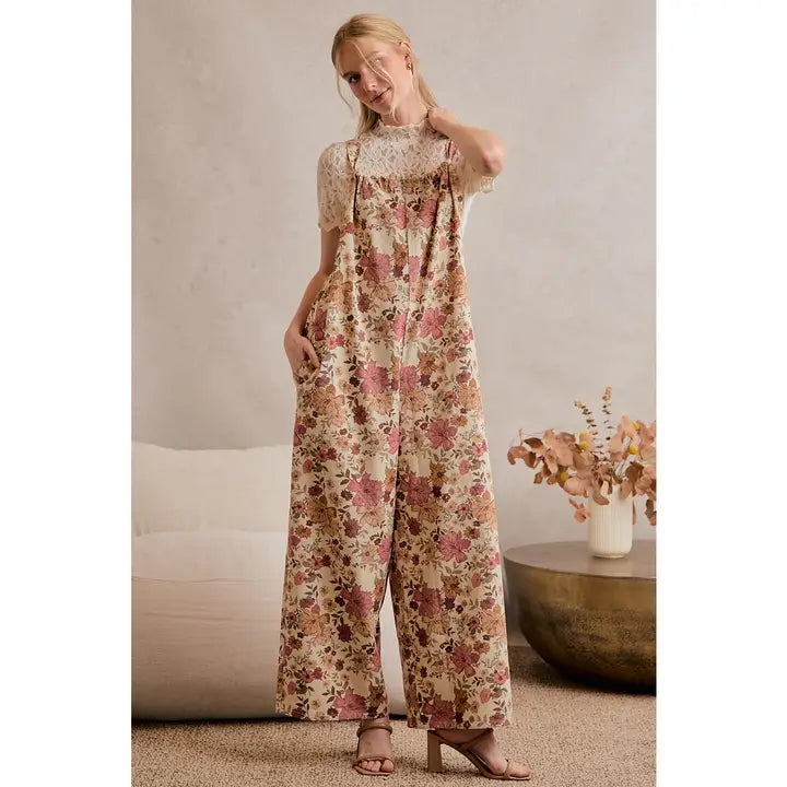 Leah Floral Jumpsuit