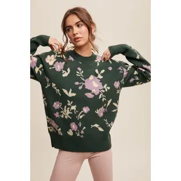 Maylee Floral Sweater