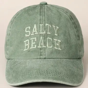 Salty Beach Cap in Sage