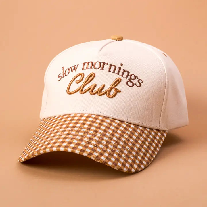 Slow Morning Club Trucker Hat