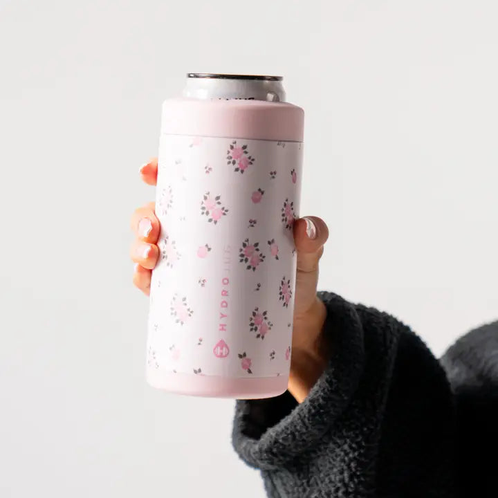 Hydro Jug Can Cooler 16oz in Wildrose