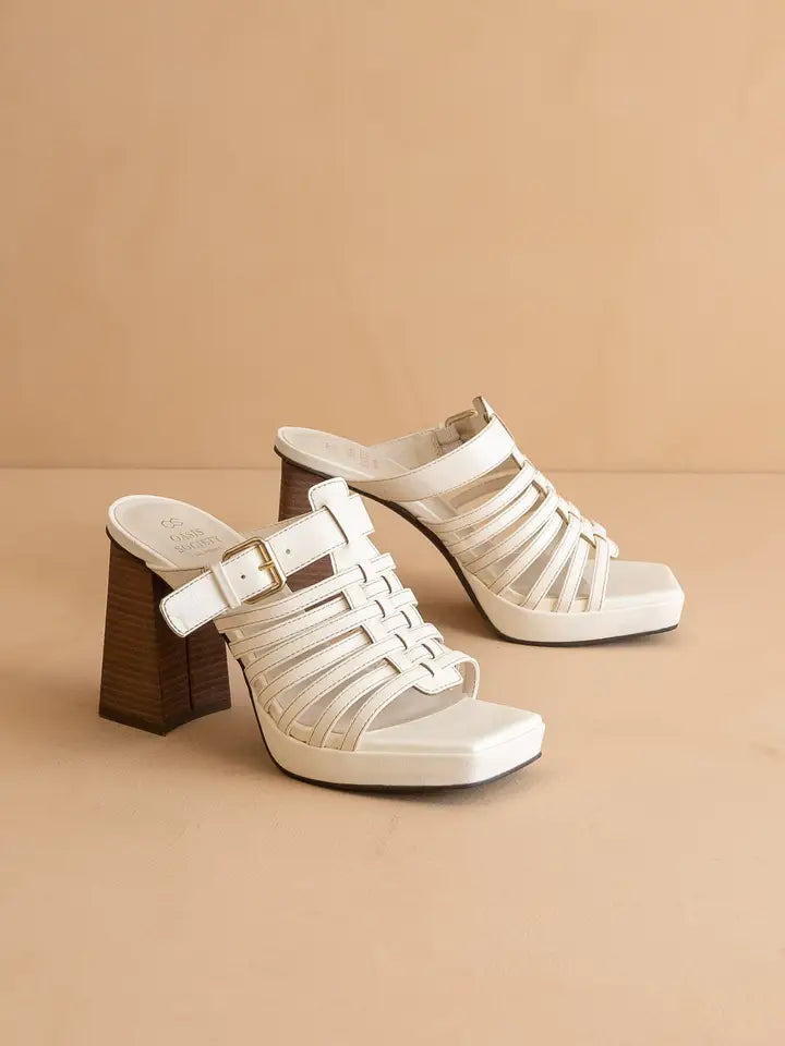 The Rome White Slip On