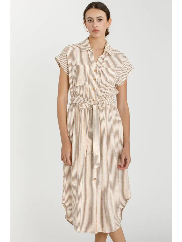 Staci Stripe Midi Dress