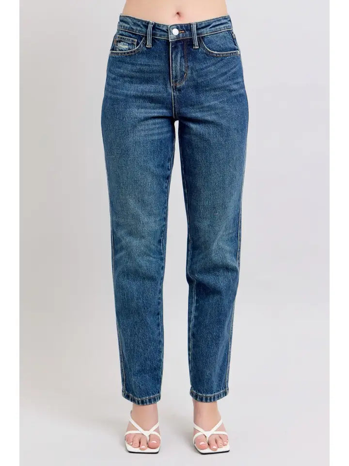 Jaycee High Waist Straight Leg Jeans