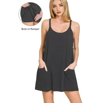 Helena Romper in Black