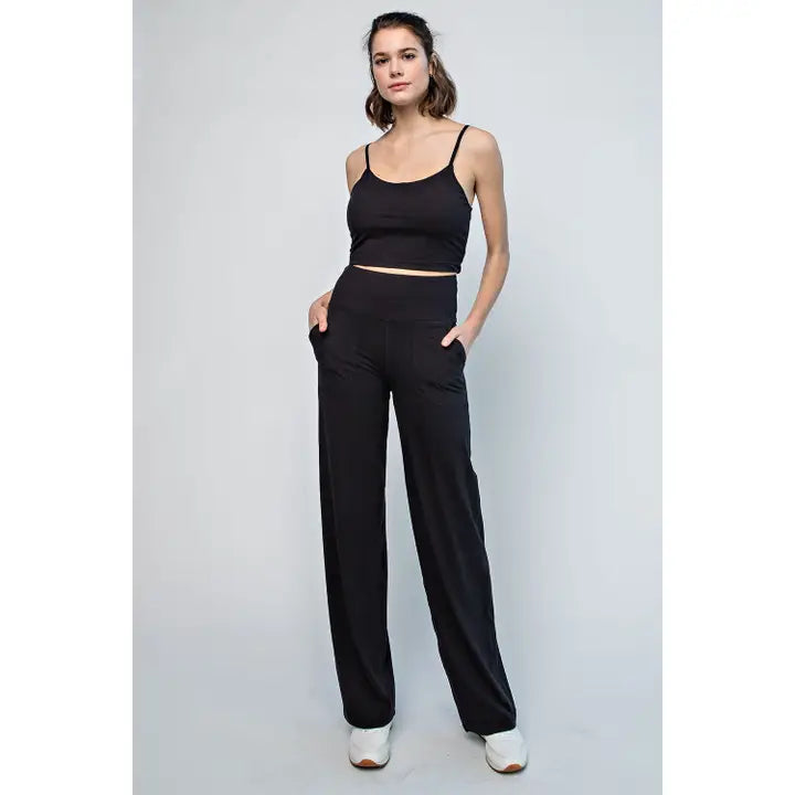 Offline Butter Soft Pocket Trouser in Black