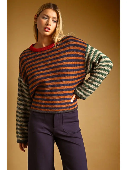 Teagan Striped Sweater