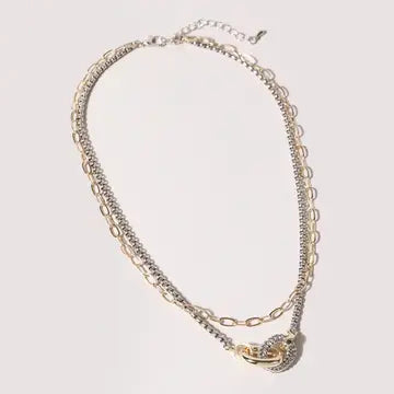 Elegant Double Chain Necklace