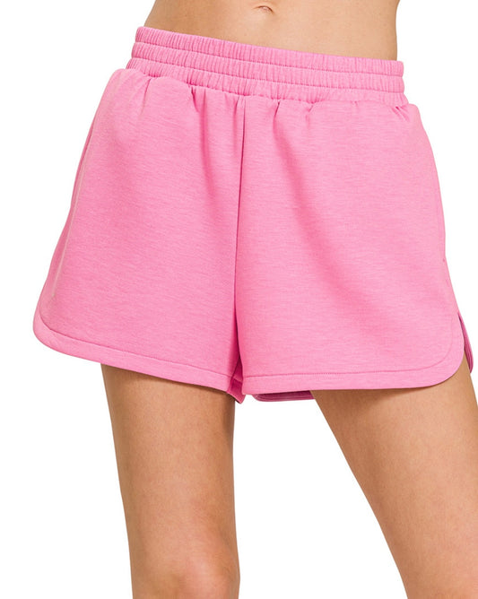 Scuba Dolphin Shorts in Candy Pink
