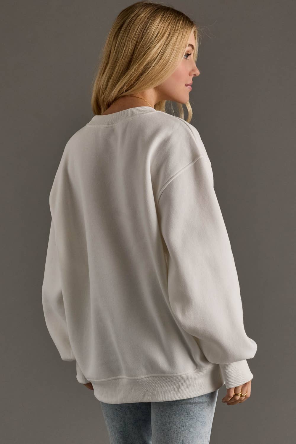 Coffee Weather Sweatshirt in Cream