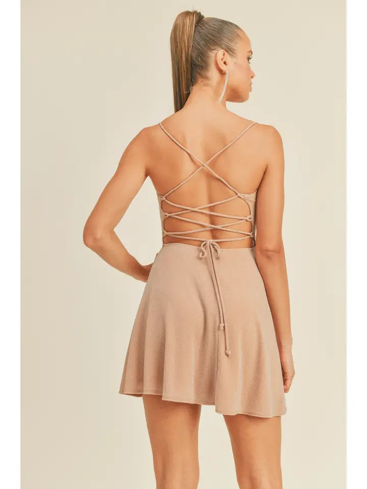 Nude Mini Dress