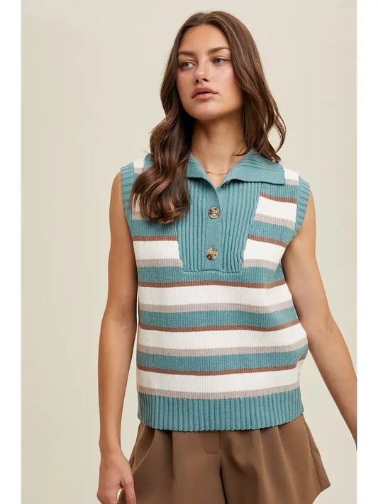 Wishlist Sweater Collared Tank